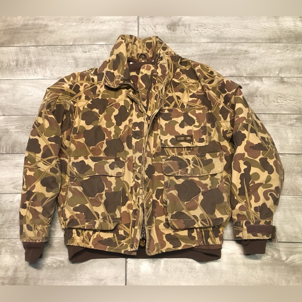 Gamehide Fly Away Reversible Lined Mens Jacket Coat Camo Camouflage Size Large